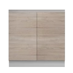 Kétajtós alsó mosogatószekrény, tölgy sonoma, LINE