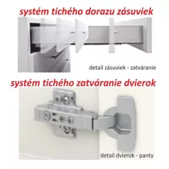 Kétajtós alsó mosogatószekrény, tölgy sonoma, LINE