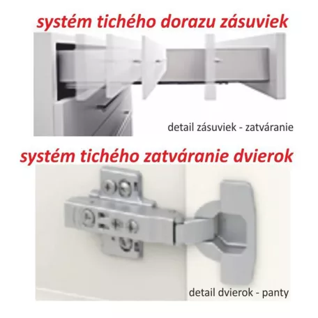 Kétajtós alsó mosogatószekrény, tölgy sonoma, LINE