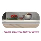 Alsószekrény három fiókkal, tölgy sonoma, LINE