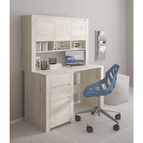 PC asztal typ 80, fehér craft, ANGEL