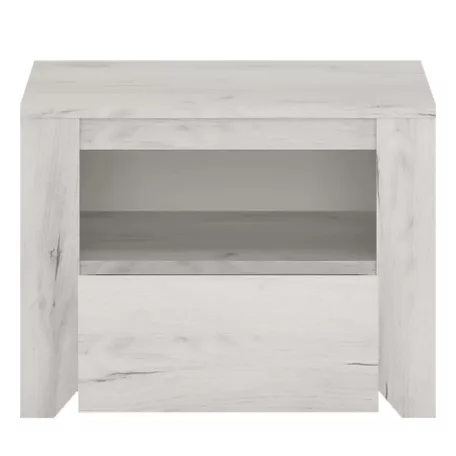 Éjjeliszekrény typ 95, fehér craft, ANGEL