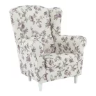 Füles fotel, szövet rose 18, CHARLOT