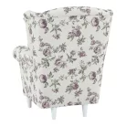 Füles fotel, szövet rose 18, CHARLOT