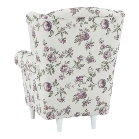 Füles fotel, szövet rose 18, CHARLOT