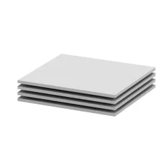   Polc szekrénybe, fehér, 4 db, 56,8x51,8,  BETTY 2 BE02-012-00