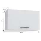 felsőszekrény, fehér, FABIANA W - 60OK