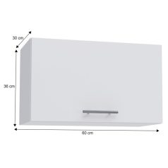 felsőszekrény, fehér, FABIANA W - 60OK