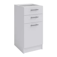 kombinált alsószekrény, fehér,  FABIANA S-40SZ2