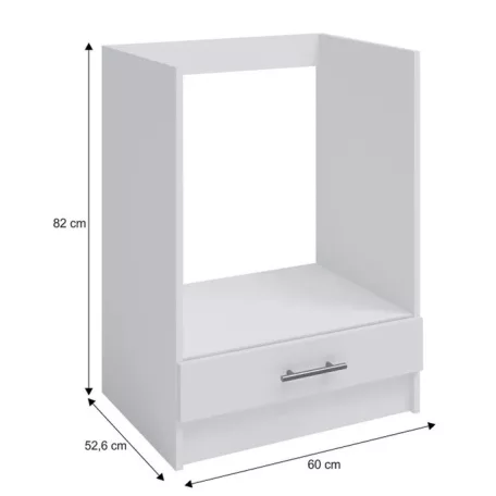 alsószekrény, fehér, FABIANA S - 60KU