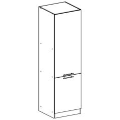   élelmiszer szekrény, tölgy sonoma/fehér, balos, FABIANA S - 60/210