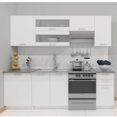 élelmiszer szekrény, fehér, balos, FABIANA S60/210