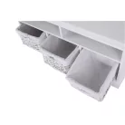 Lóca 3 kosárral, fehér, RAFAELLO