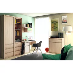 Akasztós szekrény, DTD laminált, tölgy sonoma, NORTY