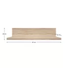 Polc, DTD laminált, tölgy sonoma, NORTY TYP 19