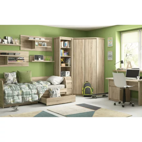 Pc asztal, DTD laminált, tölgy sonoma, NORTY