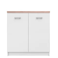 Komód 2D, fehér/tölgy sonoma, TOPTY TYP 13