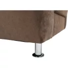 Fotel, barna szövet, SANTIAGO