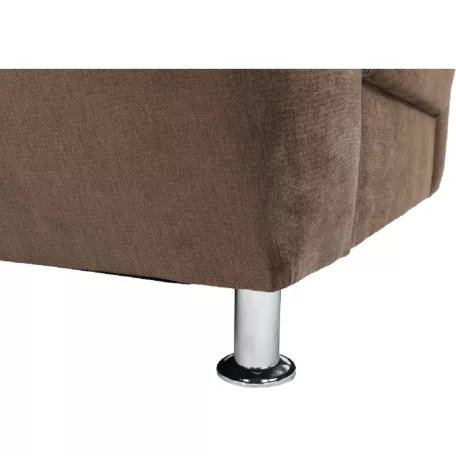 Fotel, barna szövet, SANTIAGO