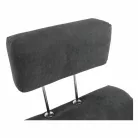 Fotel, szürke szövet, SANTIAGO