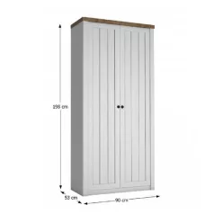 Szekrény, sosna Andersen/tölgy lefkas, PROVANCE