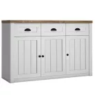 Komód, DTD laminált, sosna Andersen/tölgy lefkas, PROVANCE