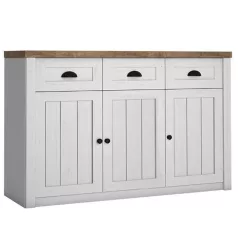   Komód, DTD laminált, sosna Andersen/tölgy lefkas, PROVANCE