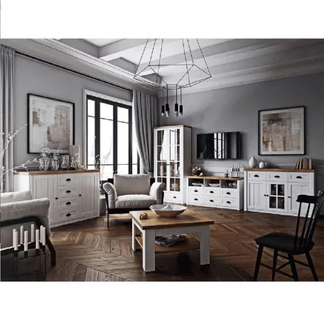 Komód, sosna Andersen/tölgy lefkas, PROVANCE K3D