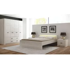 Szekrény, Kőris fehér, INFINITY I-18