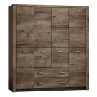 Szekrény, kőris sötét, INFINITY I-18