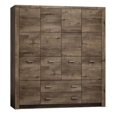 Szekrény, kőris sötét, INFINITY I-18