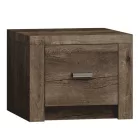 Éjjeliszekrény, kőris sötét, INFINITY I-24