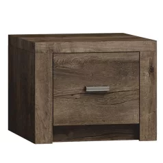 Éjjeliszekrény, kőris sötét, INFINITY I-24