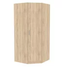 Sarokszekrény, tölgy sonoma, INVITA TYP 3