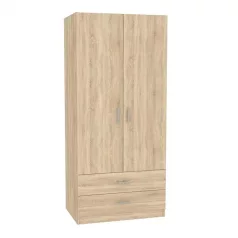 Szekrény, laminált DTD, tölgy sonoma, INVITA TYP 5