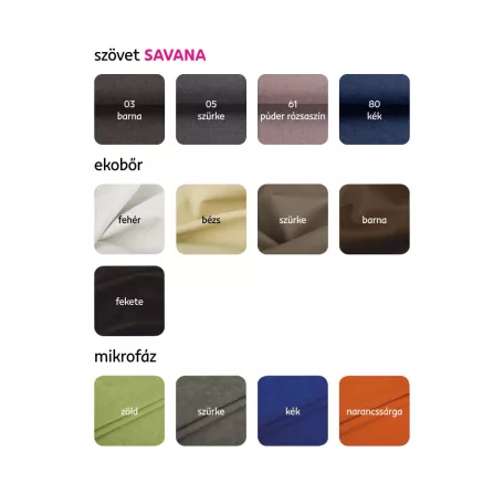 Klub fotel, fehér textilbőr / szürke szövet, CUBA