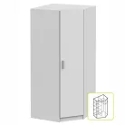 Sarokszekrény, fehér, INVITA typ 3