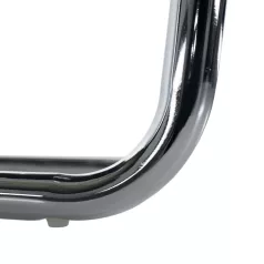 Étkezőszék, sötétszürke/világos varrat, ABIRA NEW