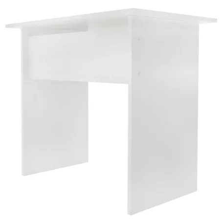 PC asztal, fehér, VERNER NEW