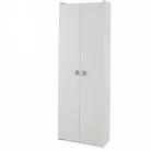 Polcos szekrény, DTD laminált, fehér, NATALI  TIP 2