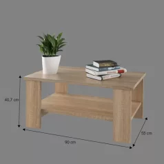 Dohányzóasztal, sonoma tölgyfa, BERNARDO