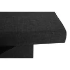 Összehajtható puff, szürke szövet, ORELIA