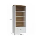 Könyvespolc R1, sosna andersen/tölgy lefkas, PROVANCE