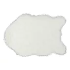 Műszőrme, fehér, 60x90, EBONY TYP 1