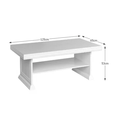 Dohányzóasztal KL2, sosna andersen, KORA