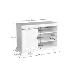RTV asztal, sosna andersen, KORA KRT