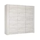 Szekrény Typ 22 3D, fehér craft, ANGEL