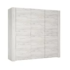 Szekrény Typ 22 3D, fehér craft, ANGEL