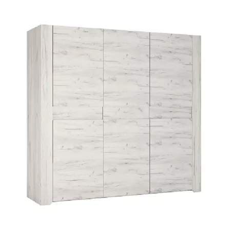 Szekrény Typ 22 3D, fehér craft, ANGEL