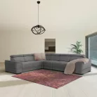 Sarokülőgarnitúra, szürke, jobbos, SEGORIA